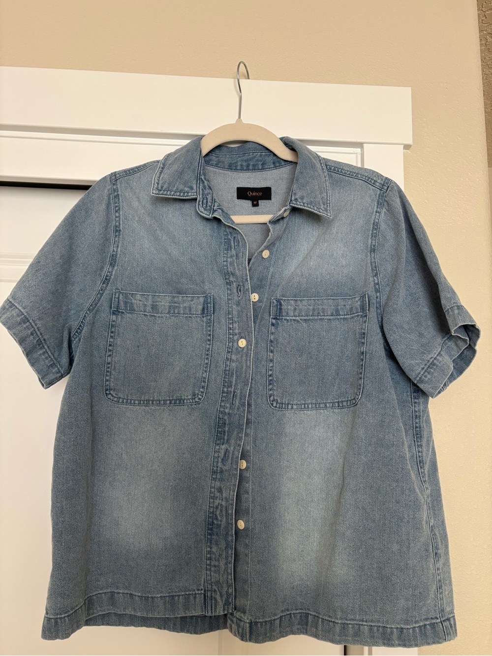 Quince Denim Button Up